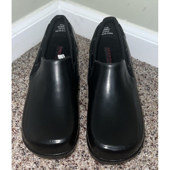 SPERRY Shoes - NWOB SPERRY Top Sider Black Rubber Water Shoes Women 6.5M 9239831 Slip On